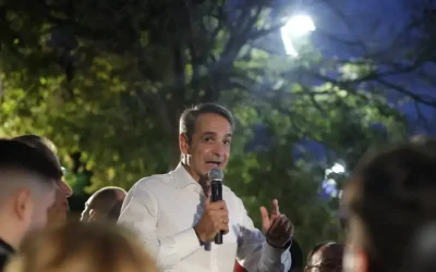 Η Νέα Δημοκρατία σε επιχείρηση συσπείρωσης με περιοδείες του Κυριάκου Μητσοτάκη