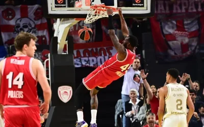 Η βαθμολογία της Euroleague μετά την ήττα του Ολυμπιακού από τη Φενέρμπαχτσε