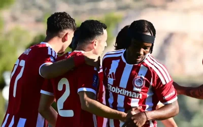 Ο Ολυμπιακός νίκησε τη Μαρκό με 2-0 στο κύπελλο Ελλάδας