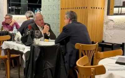 Ο πρωθυπουργός και ο πρόεδρος της δημοκρατίας σε δείπνο στη Θεσσαλονίκη μετά τη φωταγώγηση του Λευκού Πύργου