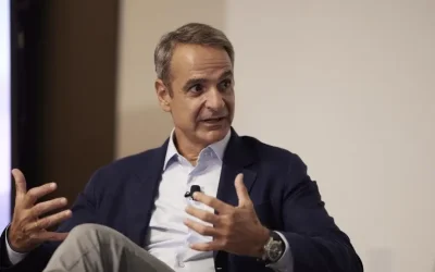 Ο πρωθυπουργός Κυριάκος Μητσοτάκης στη Χαλκιδική την Πέμπτη