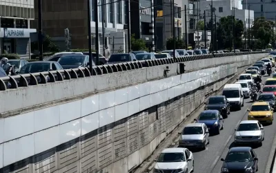 Παράσυρση πεζής στη λεωφόρο Κηφισίας στους Αμπελόκηπους