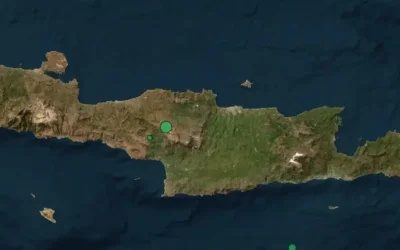 Σεισμός 4,1 Ρίχτερ στο Ρέθυμνο: Αισθητός σε πολλές περιοχές της Κρήτης