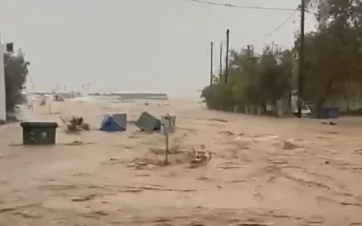 Στο έλεος της κακοκαιρίας το νότιο Πήλιο: υπερχειλίσεις χειμάρρων και μήνυμα 112