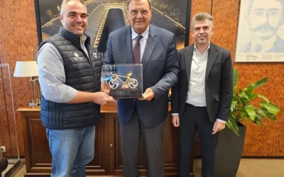 Συνάντηση του Ισίδωρου Κούβελου με την Cycling Greece για τον ΔΕΗ Tour of Hellas 2027