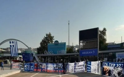 Θεσσαλονίκη: Συγκέντρωση αστυνομικών έξω από τη ΔΕΘ