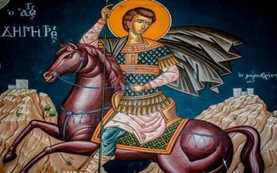 Γιορτάζει σήμερα ο Άγιος Δημήτριος. Το μαρτύριο του και το θαυματουργό μύρο του