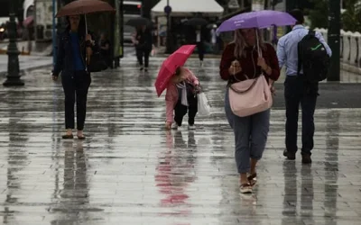 Βροχές και σποραδικές καταιγίδες σε όλη την χώρα