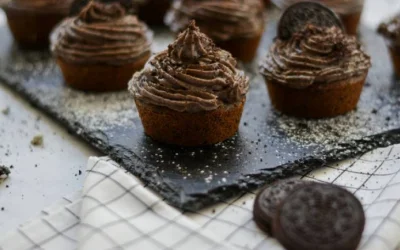 Oreo cupcakes με καραμέλα