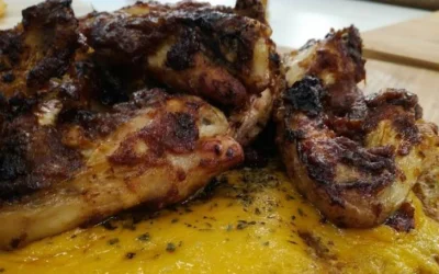 Φτερούγες κοτόπουλου με BBQ sauce