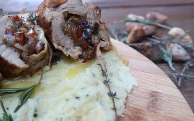 Ψαρονέφρι γεμιστό με mashed potatoes