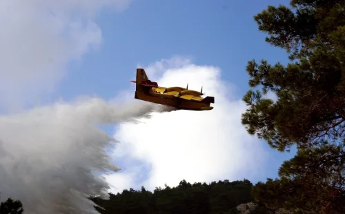 Φωτιά στην Πάρο: Μήνυμα εκκένωσης από το 112