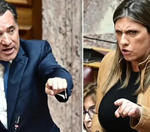 Αγριος καβγάς Γεωργιάδη με Κωνσταντοπούλου στη Βουλή: Με βιντεοσκοπεί, η καταγγελία του υπουργού