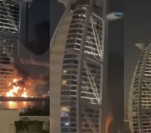 Ιρανικές επιθέσεις στο Ντουμπάι:Το εμβληματικό ξενοδοχείο Μπουρτζ Αλ Αράμπ  και το αεροδρόμιο χτυπήθηκαν από ιρανικά drones
