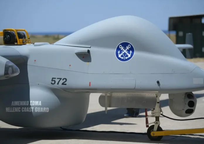 Drone της Frontex κατέπεσε στη θάλασσα νότια της Κρήτης