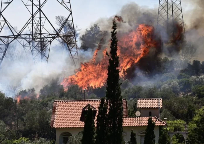 Φωτιά στον Κουβαρά: Δύο εγκλωβισμένοι υπερήλικες στο Λαγονήσι - Έκκληση για τα ζώα