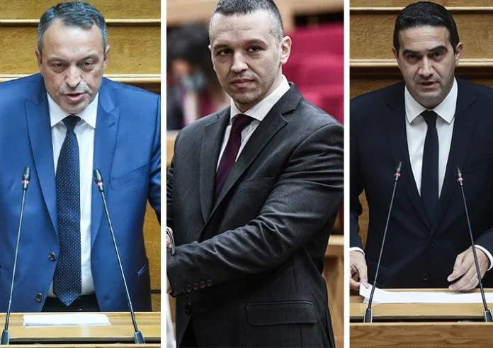 Σφοδρή αντιπαράθεση στη Βουλή του Βασίλη Στίγκα με τον Μιχάλη Κατρίνη «για το κόμμα Κασιδιάρη»