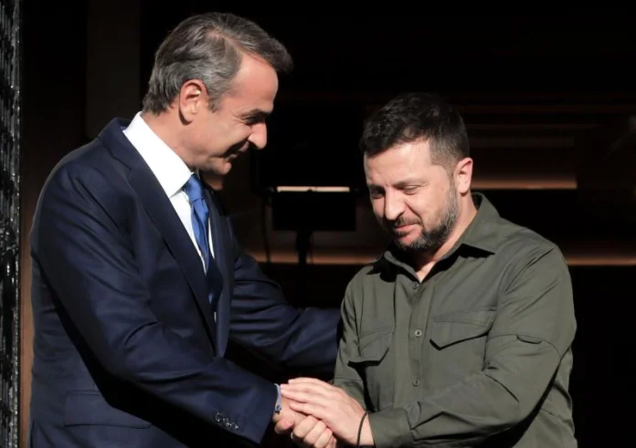 Οι τρεις άξονες συνεργασίας που συμφώνησαν Μητσοτάκης – Ζελένσκι: Στρατιωτική συνεργασία, ανοικοδόμηση, σιτηρά