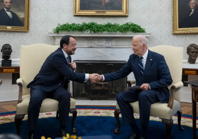 Μπάιντεν - Χριστοδουλίδης: Αισιόδοξος για επανένωση της Κύπρου – Ενίσχυση της στρατηγικής συνεργασίας με τις ΗΠΑ