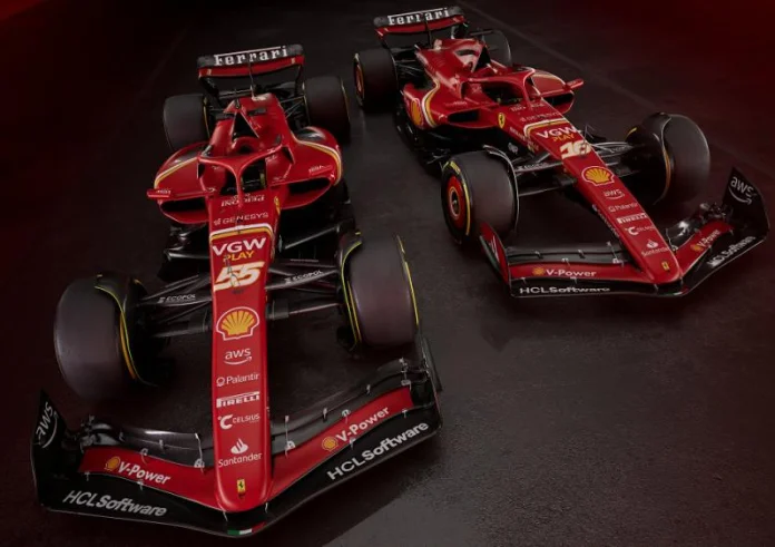 F1: Η νέα Ferrari παρουσιάστηκε και βγήκε αμέσως στην πίστα