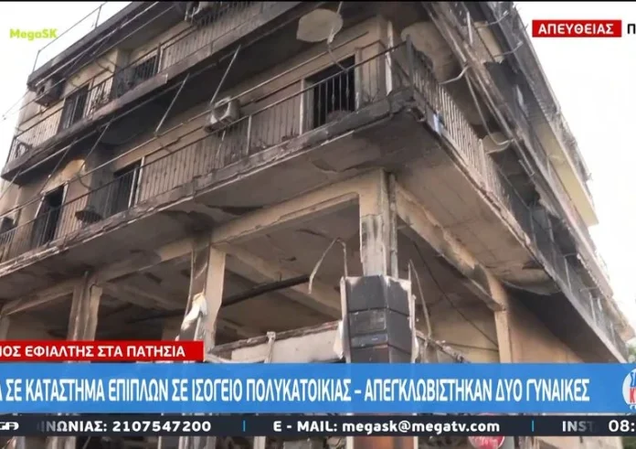 Κάτω Πατήσια: Φωτιά σε κατάστημα επίπλων σε ισόγειο πολυκατοικίας – Ζημιές και σε αυτοκίνητα, απεγκλωβίστηκαν δύο γυναίκες