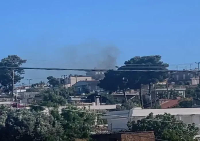 Φωτιά στη Νέα Μάκρη – Μήνυμα από το 112
