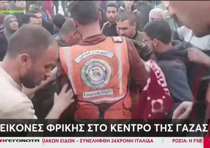 Γάζα: Εικόνες φρίκης στο κέντρο της πόλης μετά από ισραηλινό βομβαρδισμό