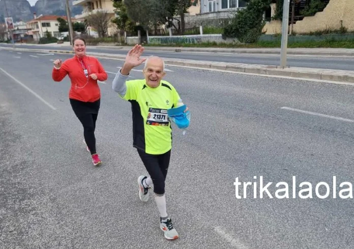 Ημιμαραθώνιος 2024: 88χρονος ο μεγαλύτερος δρομέας που έκανε τη διαδρομή Καλαμπάκα – Τρίκαλα