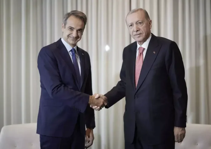 Μισή ώρα κράτησε η συνάντηση Μητσοτάκη – Ερντογάν στη Νέα Υόρκη