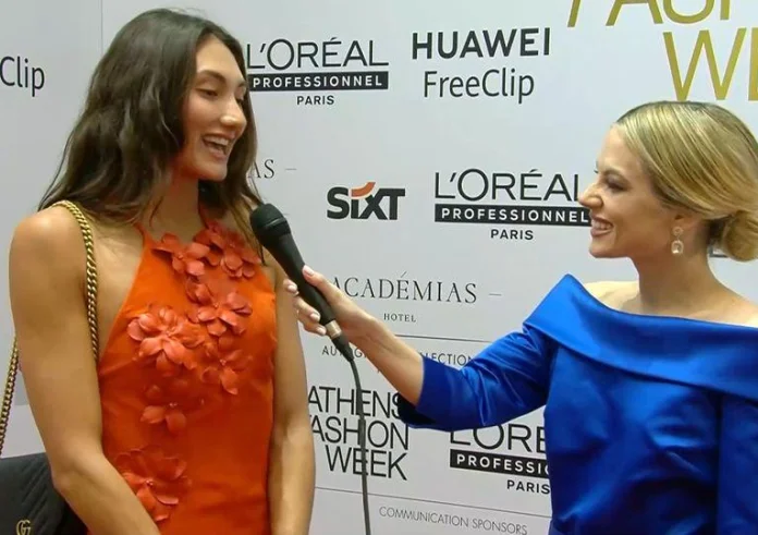 Η Ευαγγελία Πλατανιώτη στο Athens Fashion Week