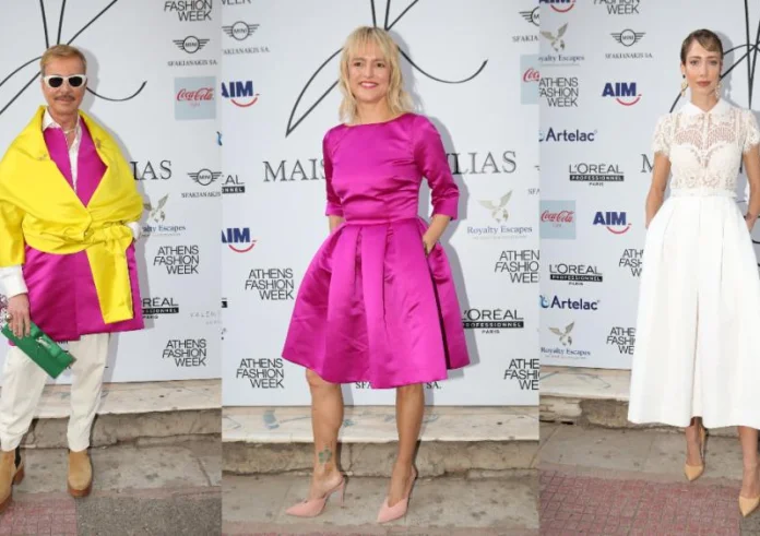 Athens Fashion Week: Οι λαμπερές παρουσίες στο fashion show του Βασίλη Ζούλια