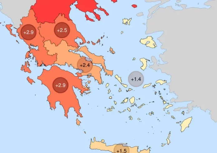 Ο πιο θερμός των τελευταίων 14 ετών ο φετινός Ιούλιος – 40 βαθμοί για 14 μέρες