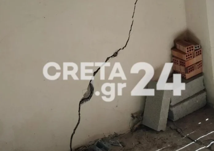 Βούτες Ηρακλείου: Oι ρωγμές στα σπίτια μεγαλώνουν – Εκτίμηση για την αιτία του φαινομένου
