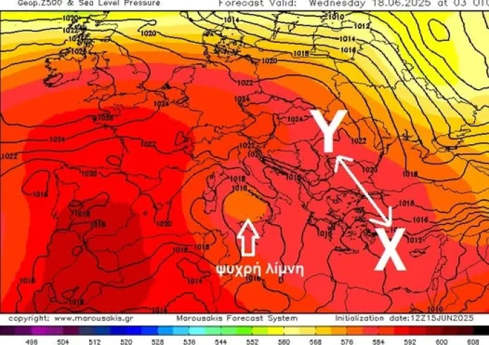 Ψυχρή λίμνη φέρνει ανατροπές στον καιρό – Τα δύο πρόσωπά του αυτή την εβδομάδα
