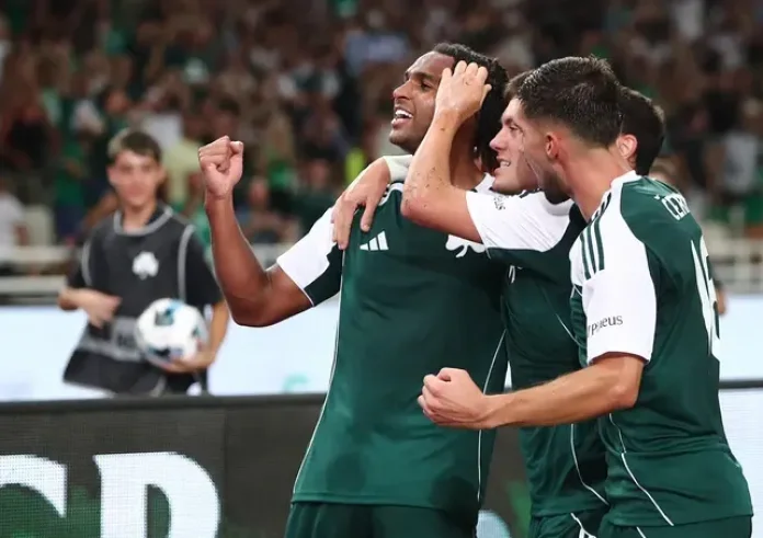Παναθηναϊκός – Σαμσουνσπόρ 2-1: Ανατροπή με Κυριακόπουλο και Πάλμερ-Μπράουν, πρώτο βήμα πρόκρισης