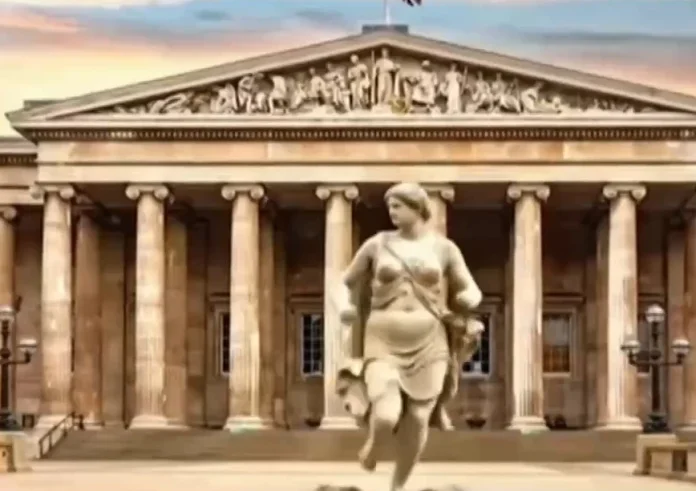 Η «απόδραση» της Καρυάτιδας από το Βρετανικό Μουσείο: Το AI βίντεο που συγκινεί