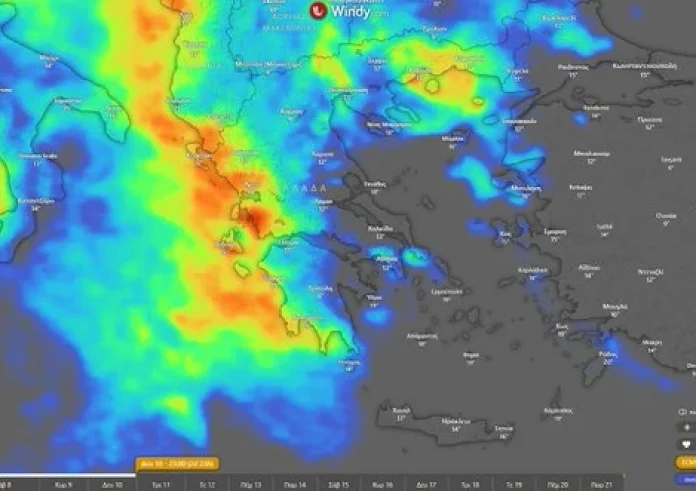 Νέο κύμα κακοκαιρίας σε όλη τη χώρα – Πού αναμένονται τα πιο έντονα φαινόμενα