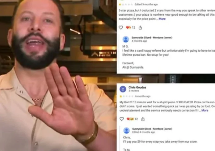«Τέρμα η πίτσα για σένα, αποκλείεσαι δια βίου!»: Ο ιδιοκτήτης πιτσαρίας που έγινε viral