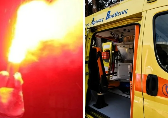 Μετά τον 17χρονο στην Πτολεμαΐδα, σοβαρός τραυματισμός 23χρονου στην OPAP Arena – Έχασε το δάχτυλό του από φωτοβολίδα