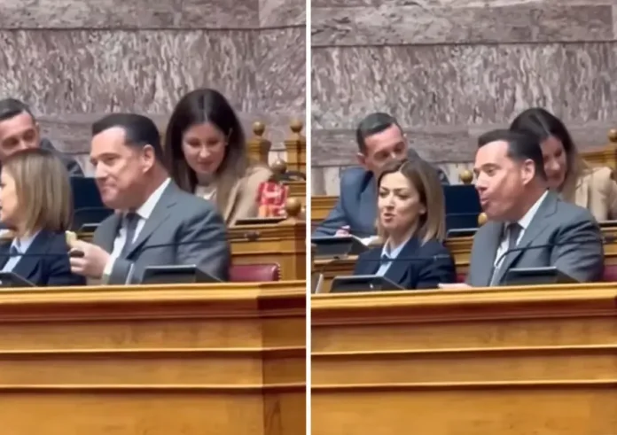 Ζωής Κωνσταντοπούλου: «Άδωνις Γεωργιάδης τρώει κρακεράκι» εν μέσω έντασης στη Βουλή