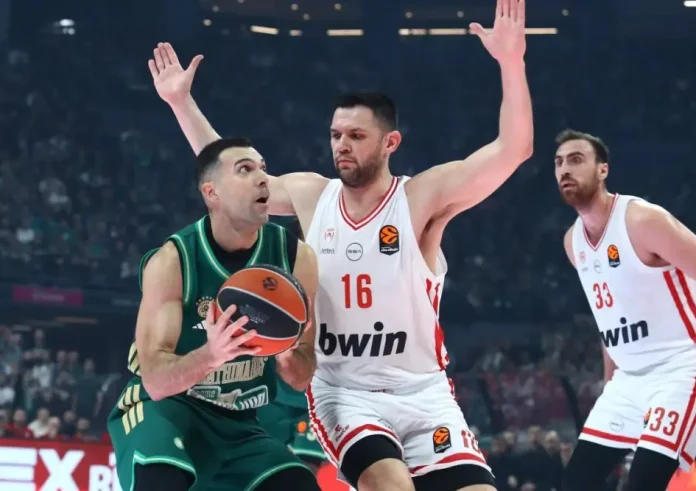 Euroleague: Μονακό - Ολυμπιακός και Παναθηναϊκός AKTOR - Ζαλγκίρις σε ζωντανή μετάδοση