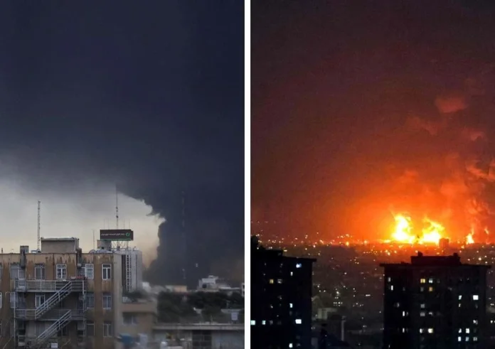 Τεχεράνη: Τοξικός καπνός και όξινη βροχή μετά τις επιθέσεις σε πετρελαϊκές εγκαταστάσεις