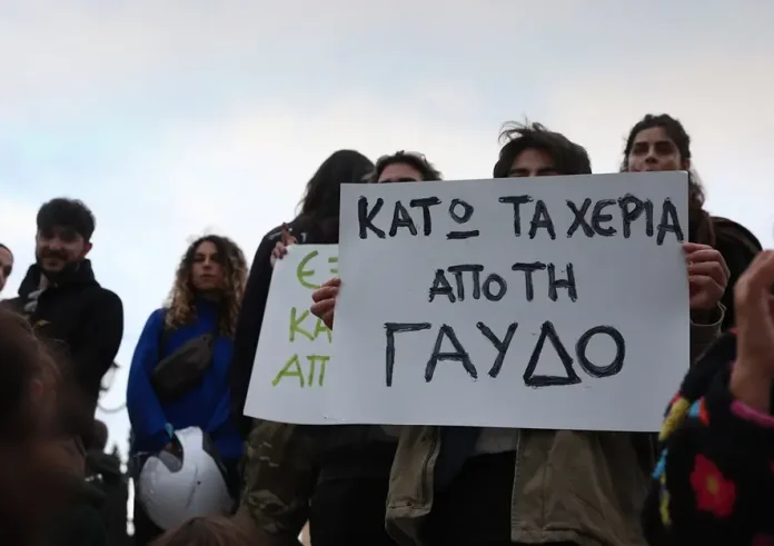 Σφοδρές αντιδράσεις στη Γαύδο: Επίθεση με μαδέρι από τον αδερφό της Δημάρχου