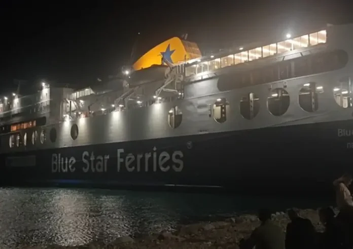 Τέλος στην αναστάτωση: Το Blue Star 2 συνέχισε κανονικά το δρομολόγιό του τα ξημερώματα