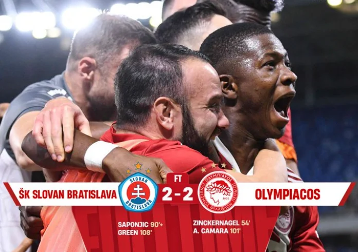 Ο Ολυμπιακός κέρδισε στα πέναλτι κι έκλεισε θέση στα πλέι οφ του Europa League