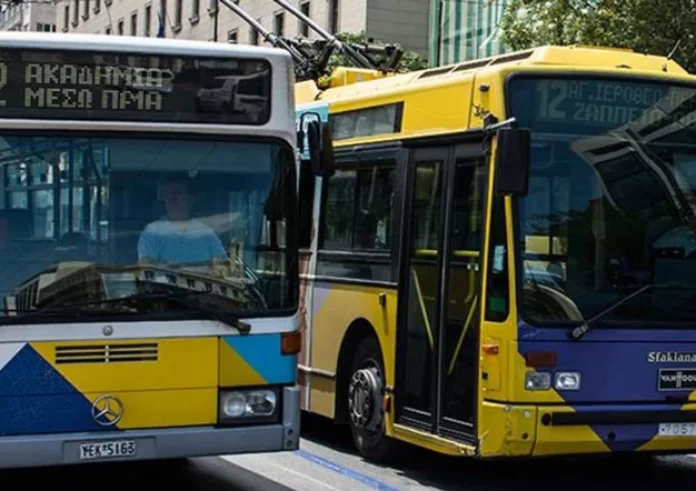 Χωρίς λεωφορεία και τρόλεϊ η Αθήνα – 24ωρη απεργία των εργαζομένων