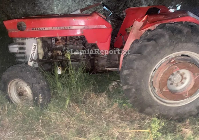Τραγωδία στη Λαμία: Νεκρός 50χρονος έπειτα από ανατροπή του τρακτέρ του