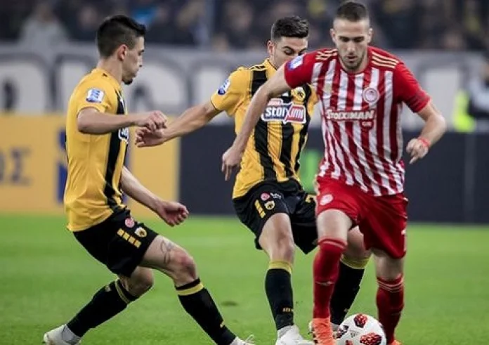 Super League: ΑΕΚ - Ολυμπιακός  1-1 Τελικό