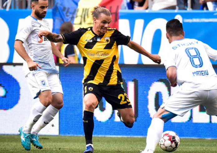 Την πρόκριση στα play off του Europa League εξασφάλισε η ΑΕΚ