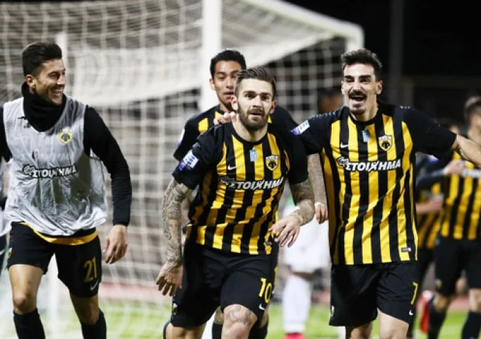 Τελικό σκορ: ΑΕΚ - Λεβαδειακός 2 - 0. Πρωταθλήτρια και μαθηματικά η ΑΕΚ!